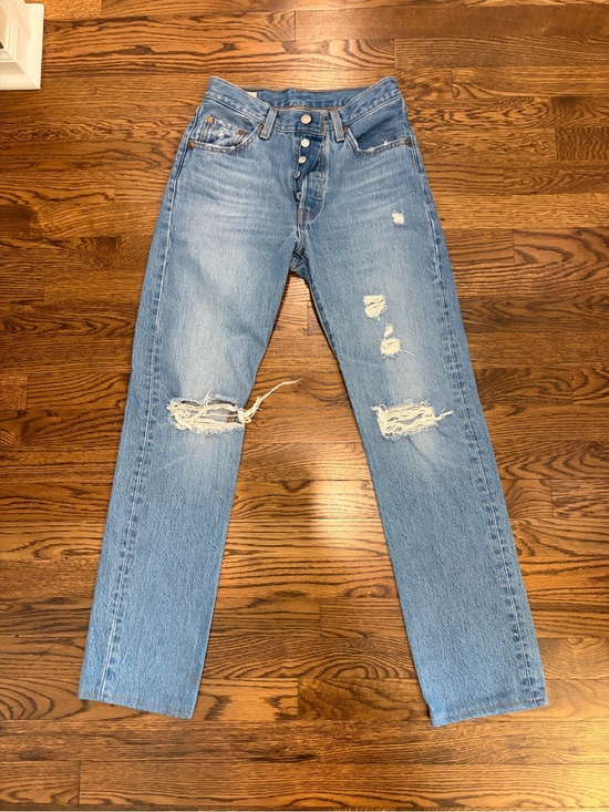 Levi's Other - Levi’s Light Blue Distressed Women’s Jeans